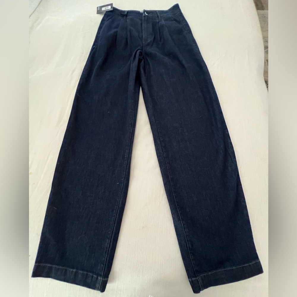PAIGE High Rise Women's Jeans - Dark Blue